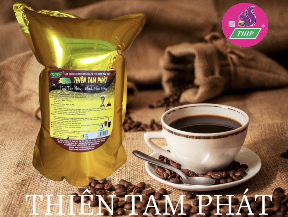Cà Phê Nguyên Chất Hạt Nâu 180